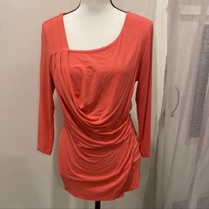 Vince Camuto salmon 3/4 sleeve top
